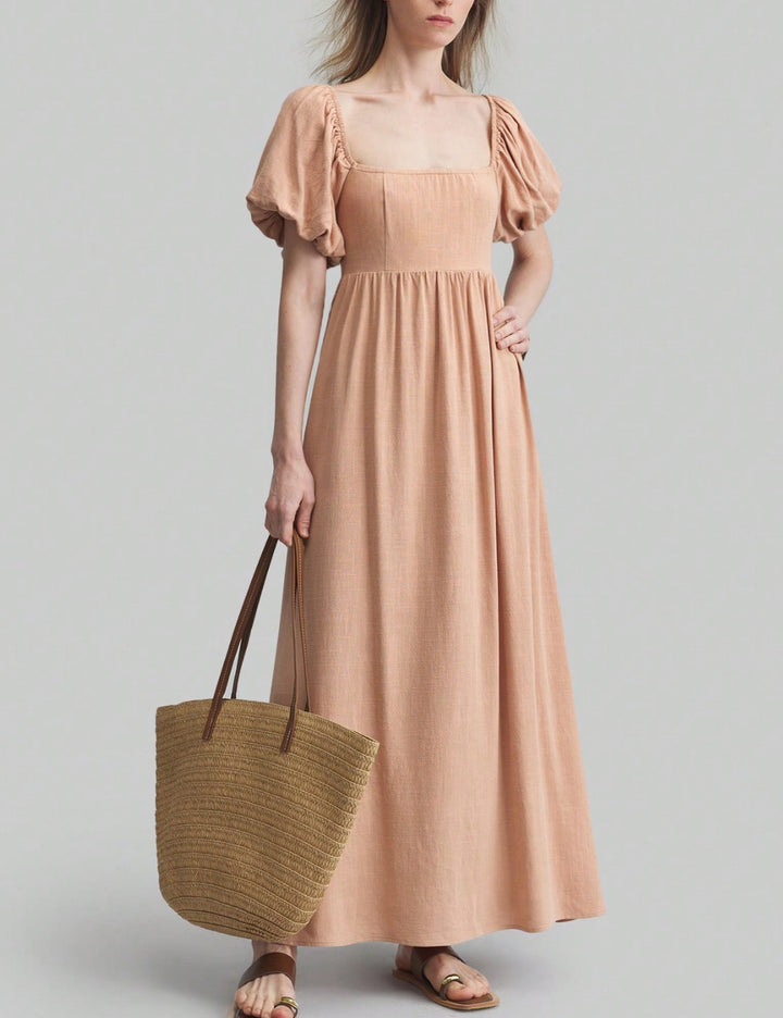 Rochie maxi Shein, bej