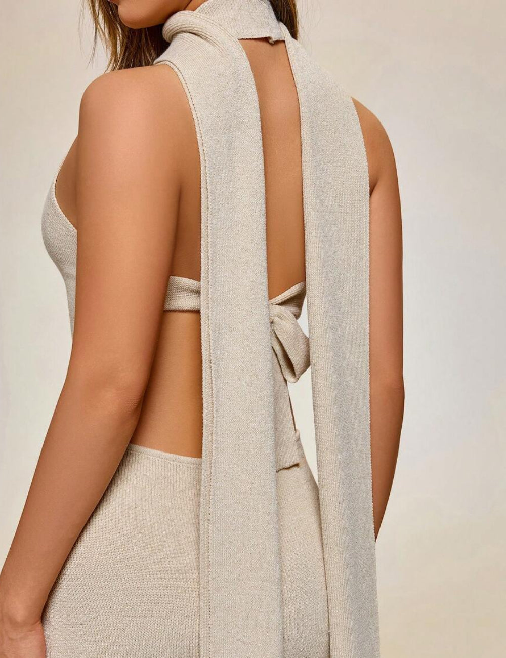 Shein maxi ruha, bézs
