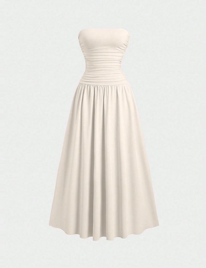 Rochie midi Shein, bej