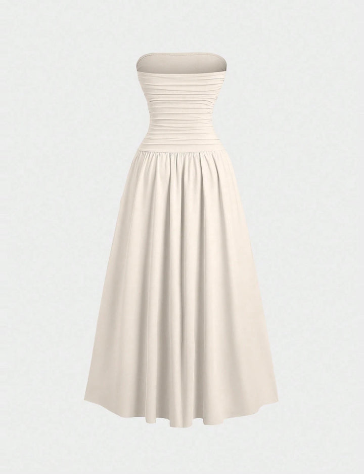Rochie midi Shein, bej