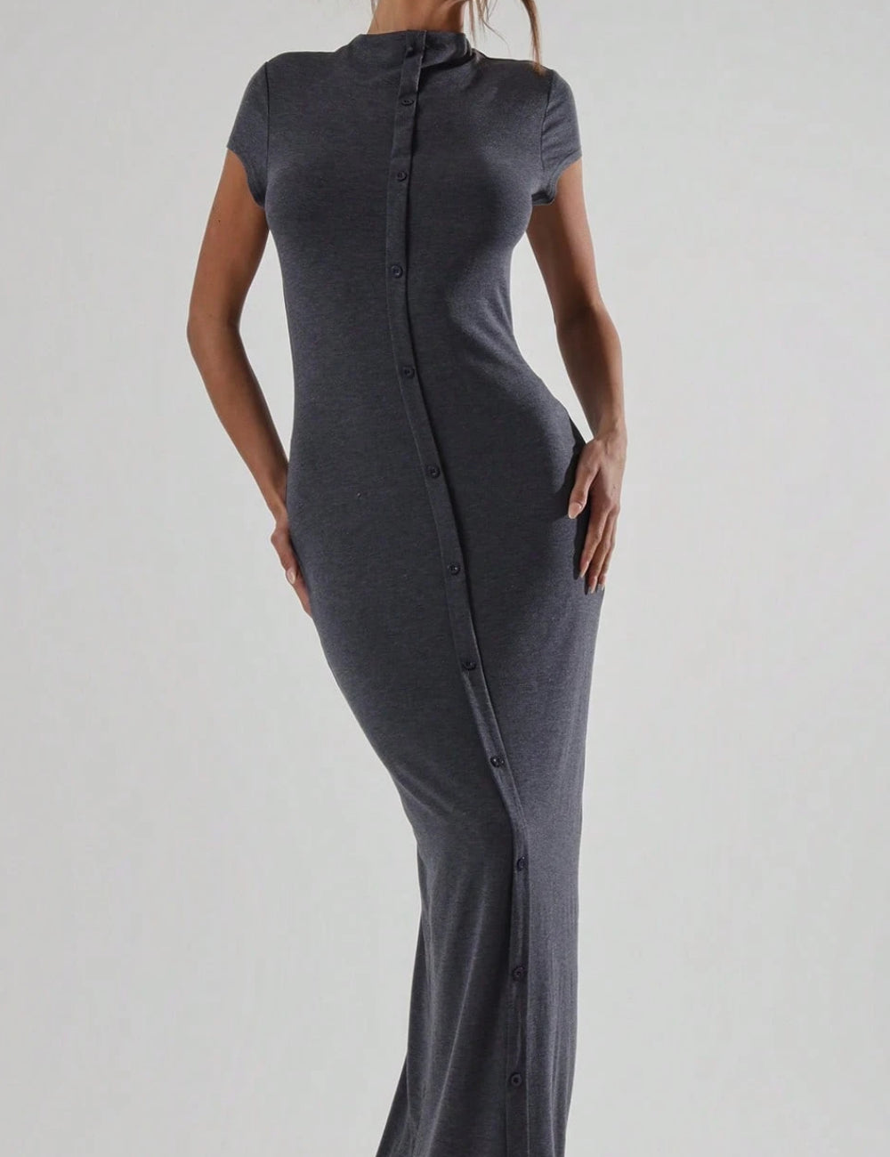 Rochie maxi Shein, gri