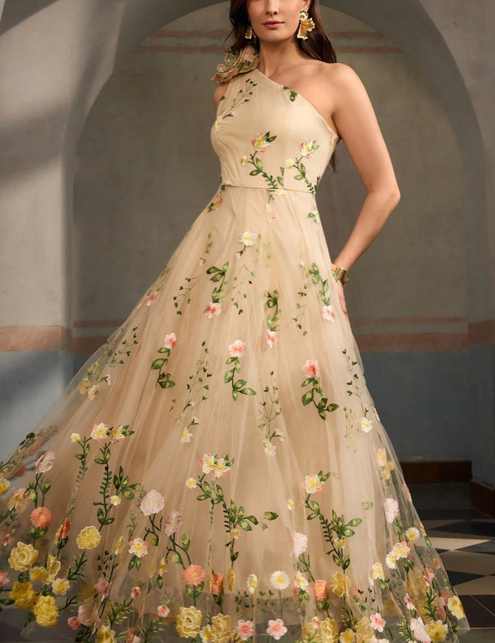 Rochie maxi Shein, bej