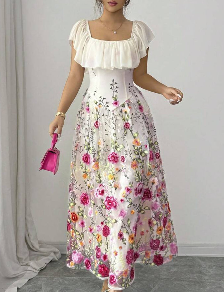 Shein maxi ruha, bézs