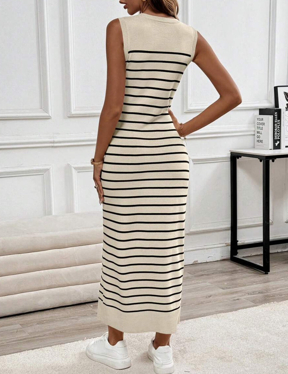 Rochie maxi Shein, bej