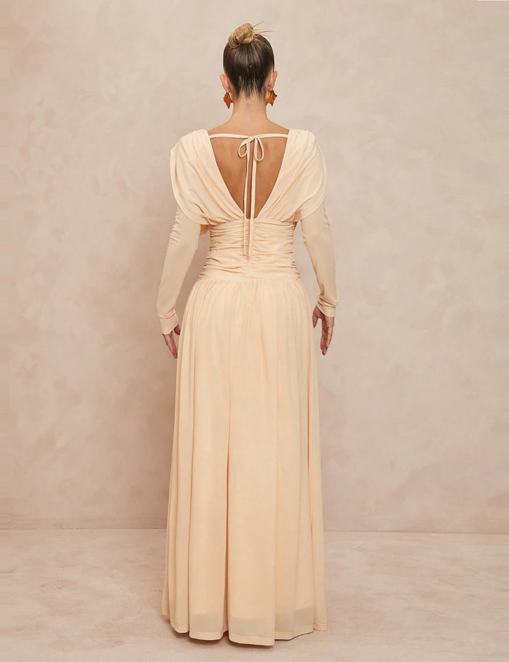 Rochie maxi Shein, bej