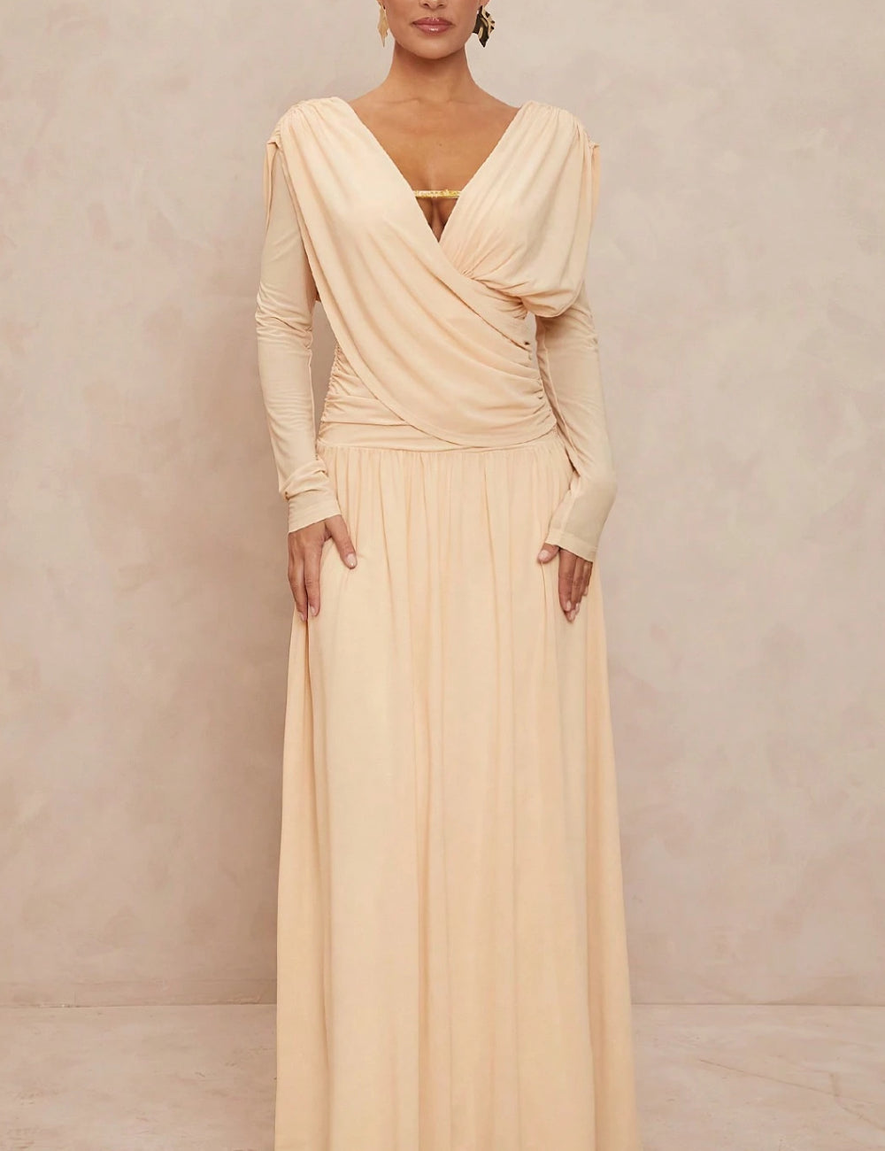Rochie maxi Shein, bej