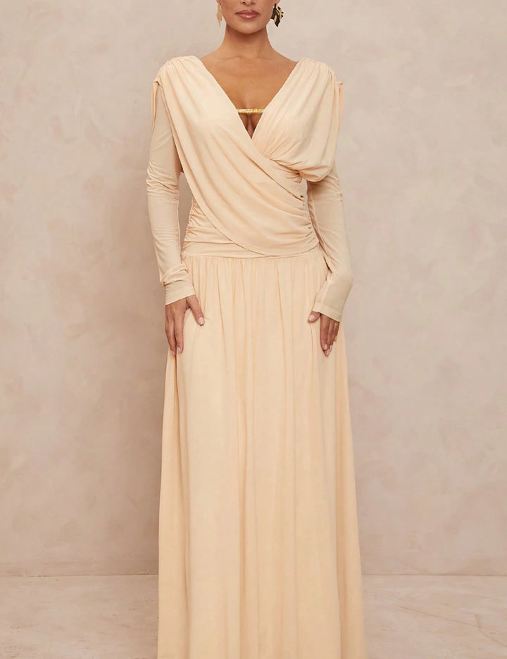 Rochie maxi Shein, bej