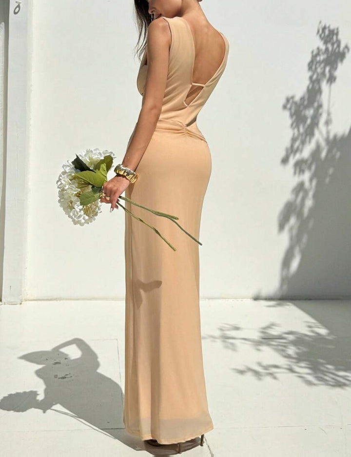 Rochie maxi Shein, bej