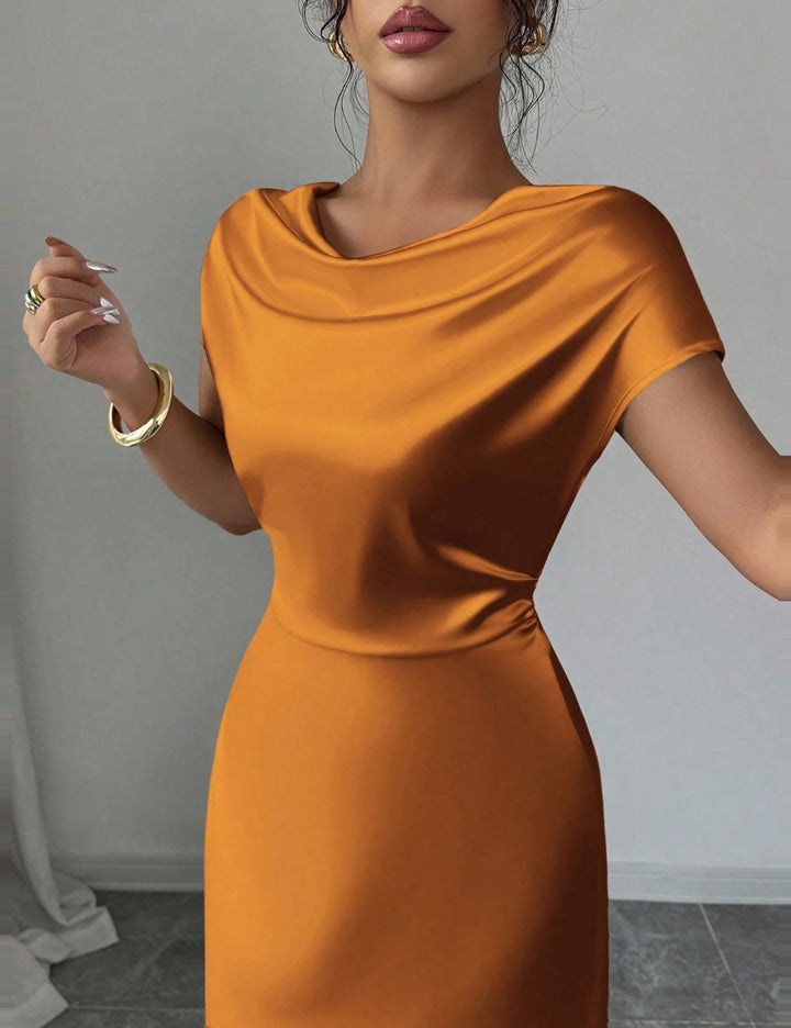 Rochie maxi SHEIN, cărămiziu