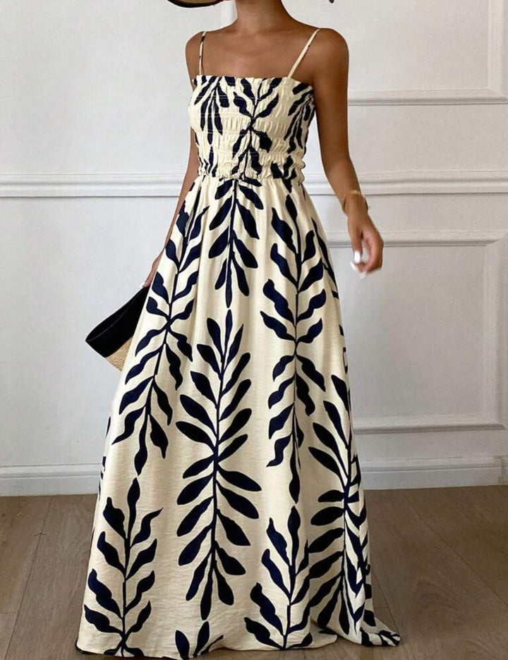 Shein DAZY maxi ruha, krém