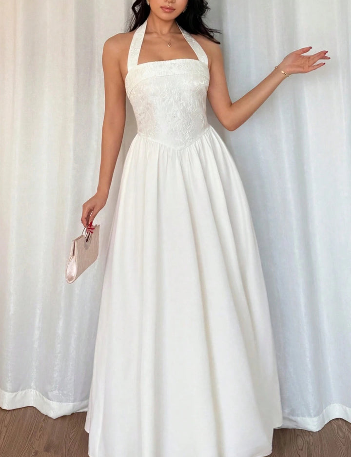 Shein maxi ruha, krémszínű