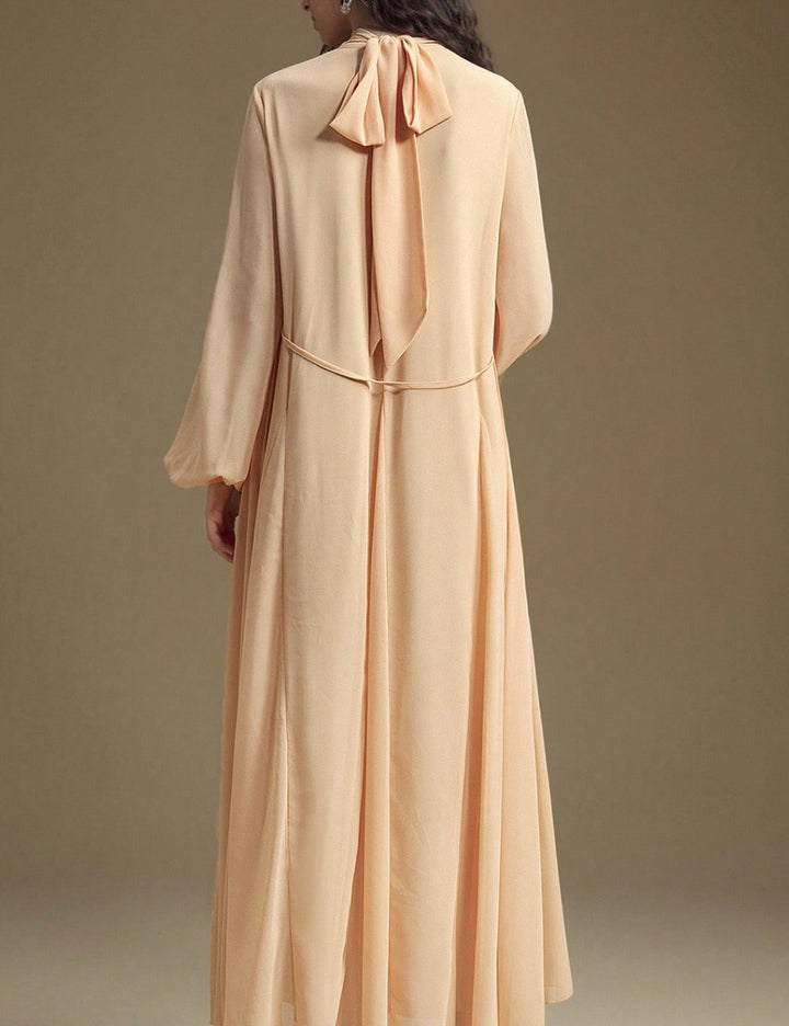 Rochie maxi SHEIN, crem