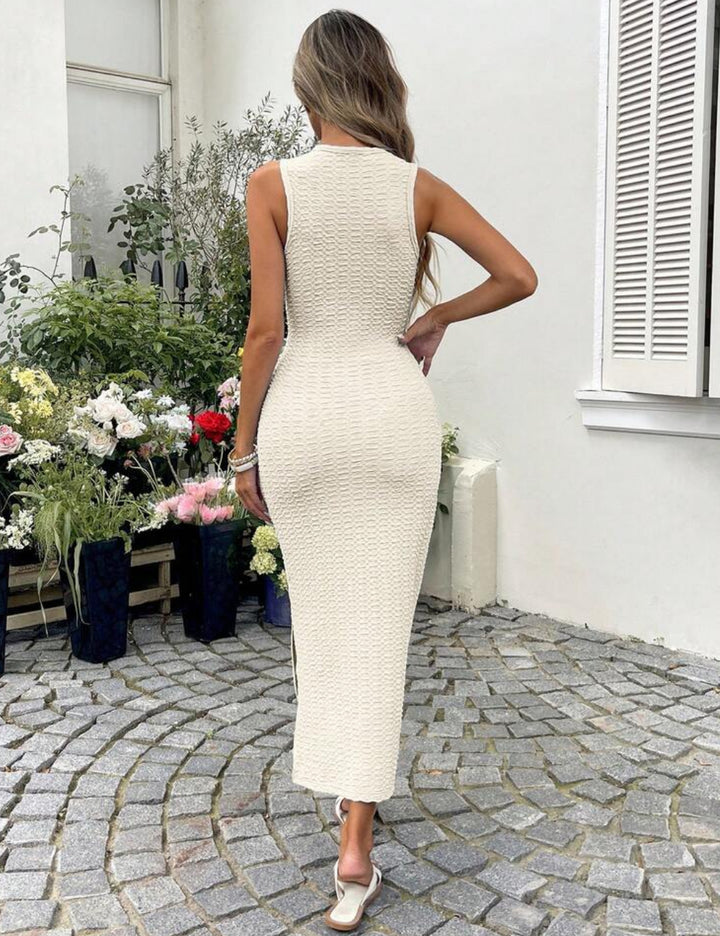 Rochie maxi Shein, crem