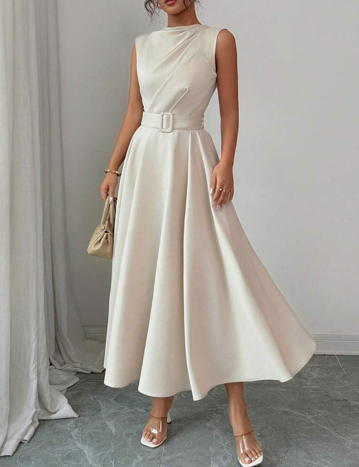 Shein maxi ruha, krémszínű