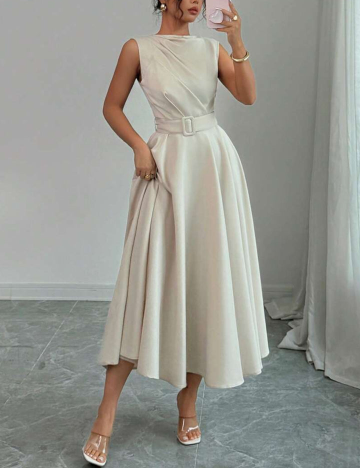 Shein maxi ruha, krémszínű