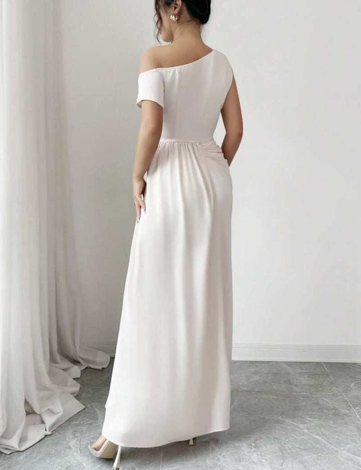 Rochie maxi SHEIN, crem