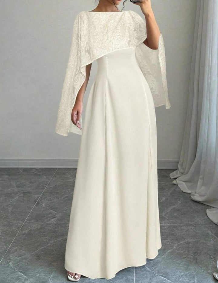 Rochie maxi Shein, crem