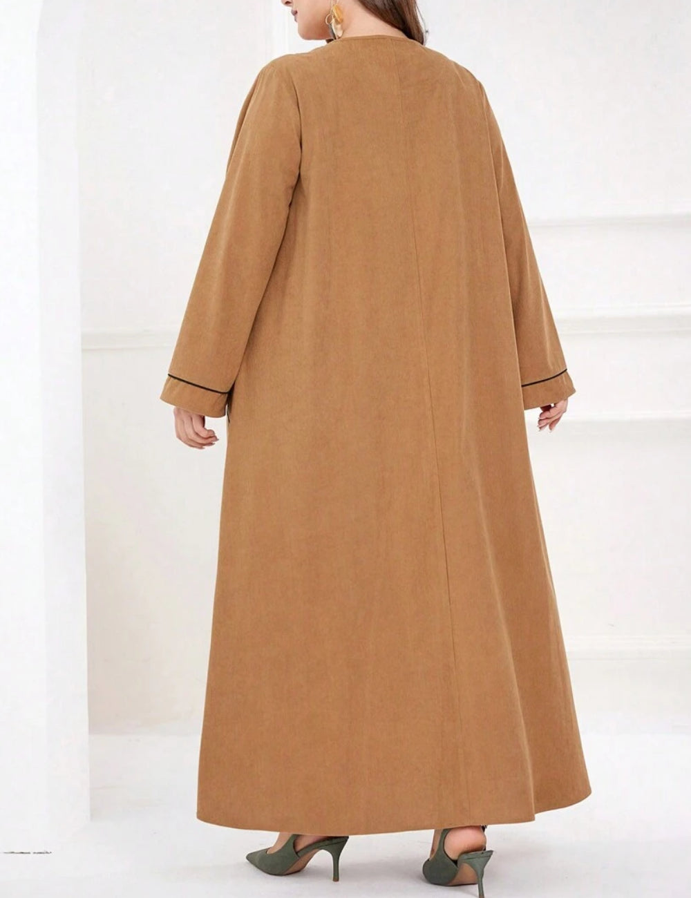 Rochie maxi Shein Curve+, maro