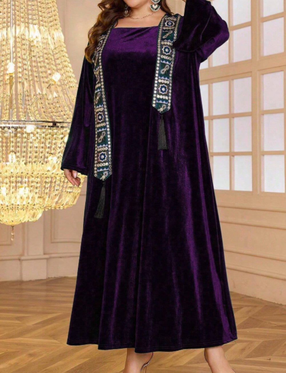Rochie maxi Shein Curve+, mov