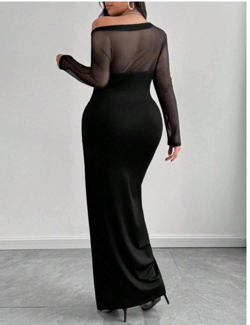 Rochie maxi Shein, negru