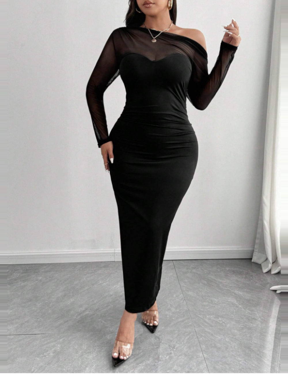 Rochie maxi Shein, negru