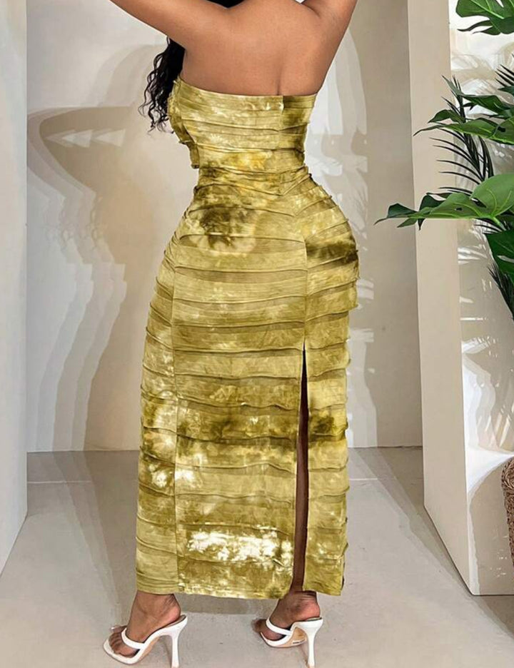 Rochie maxi Shein, verde