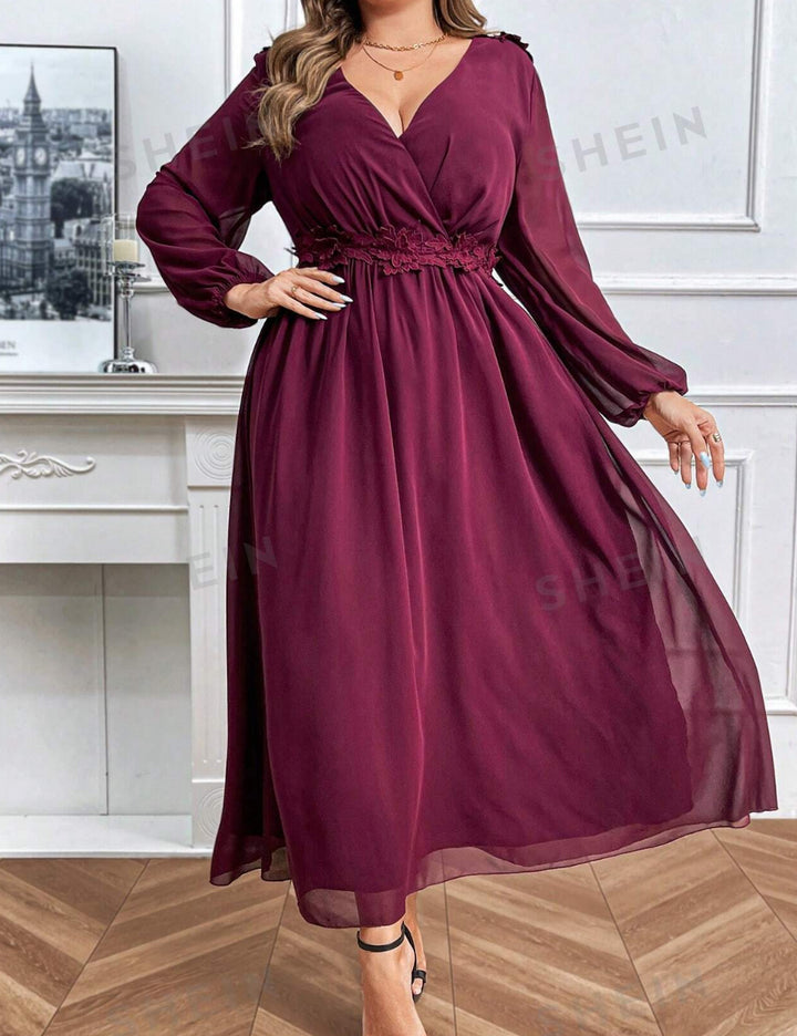 Shein maxiruha, bordó