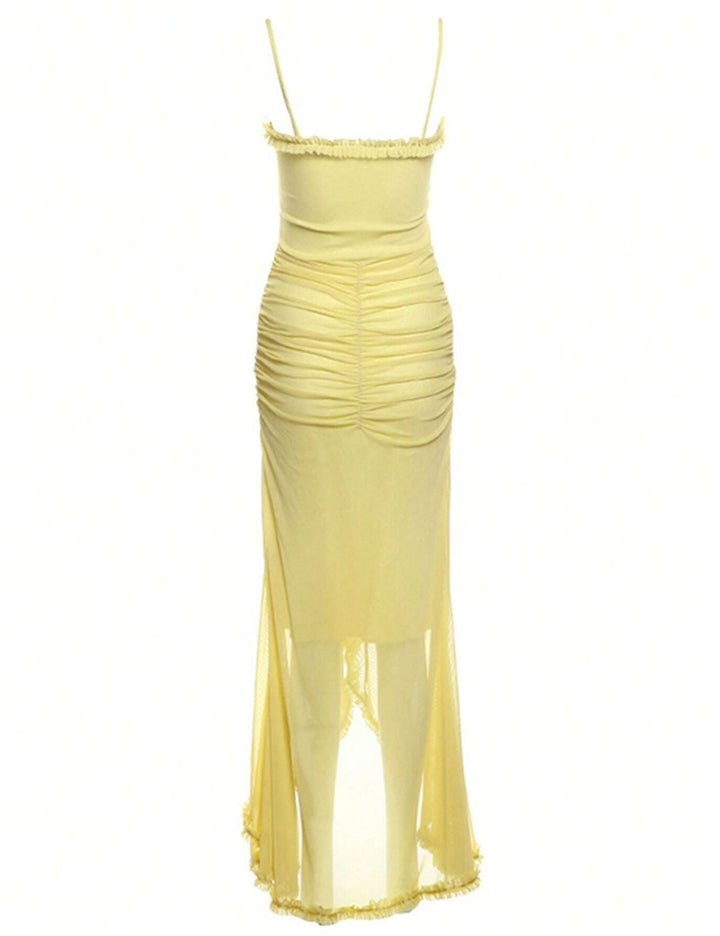 Rochie maxi Shein, galben