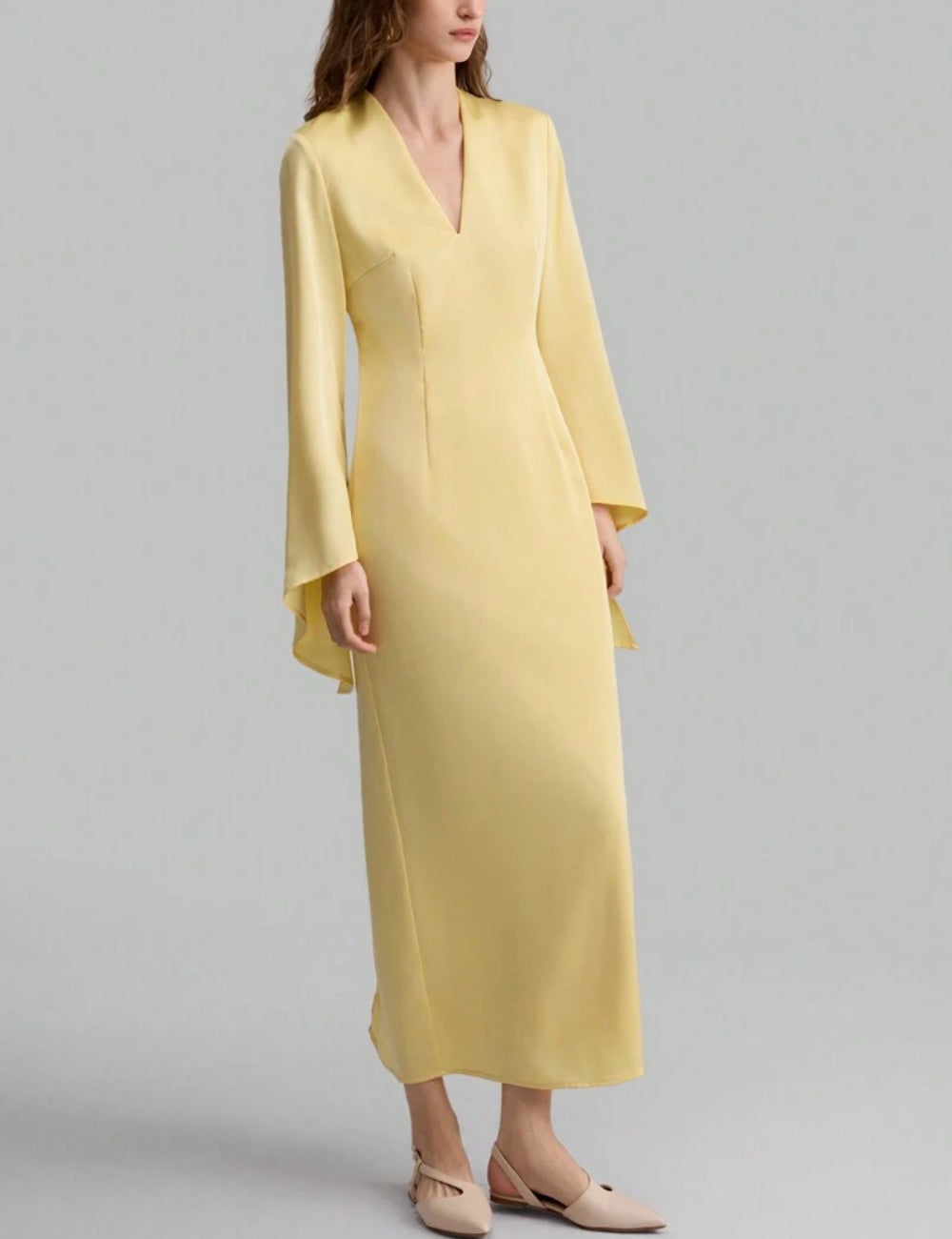 Rochie maxi Shein, galben