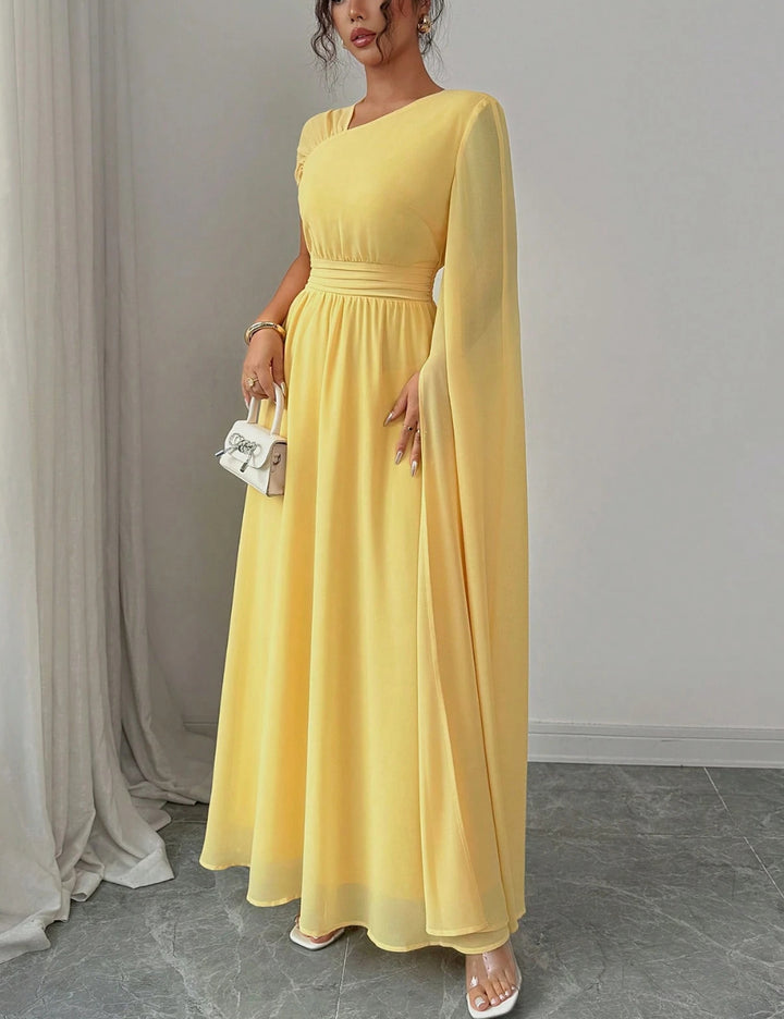 Shein maxi ruha, sárga