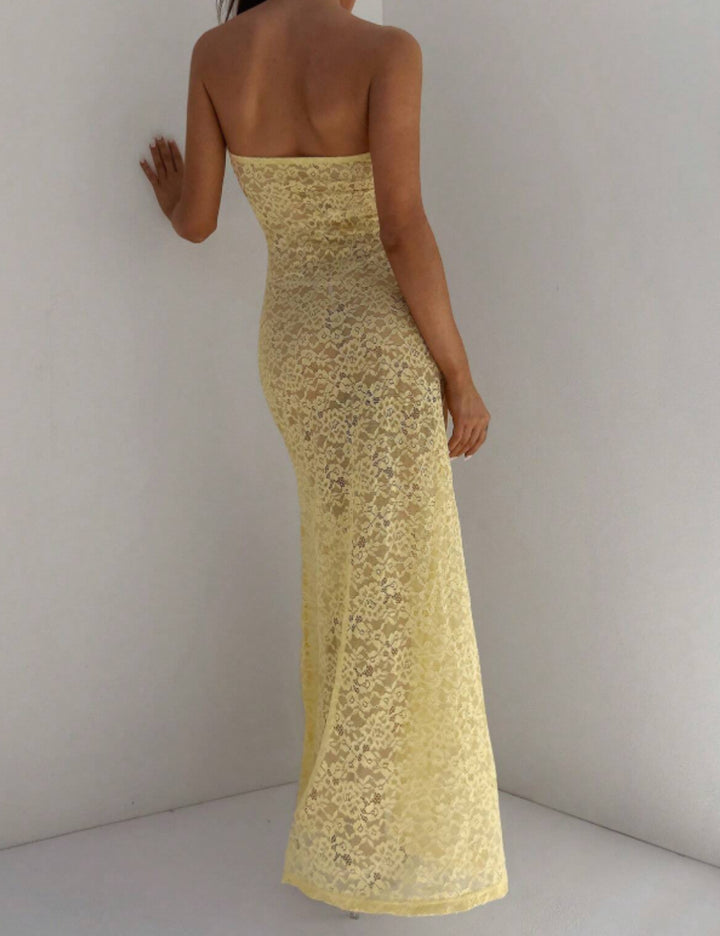 Rochie maxi Shein, galben