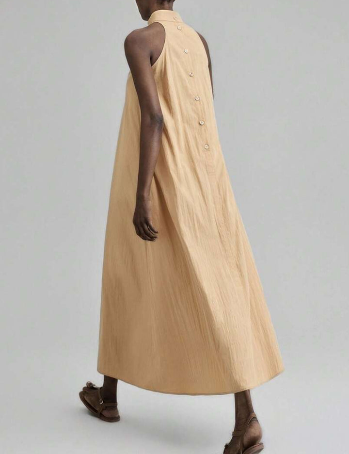 Rochie maxi Shein, galben muștar