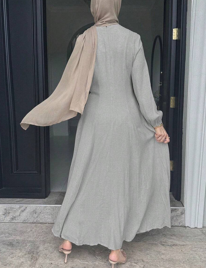 Shein maxi ruha, szürke