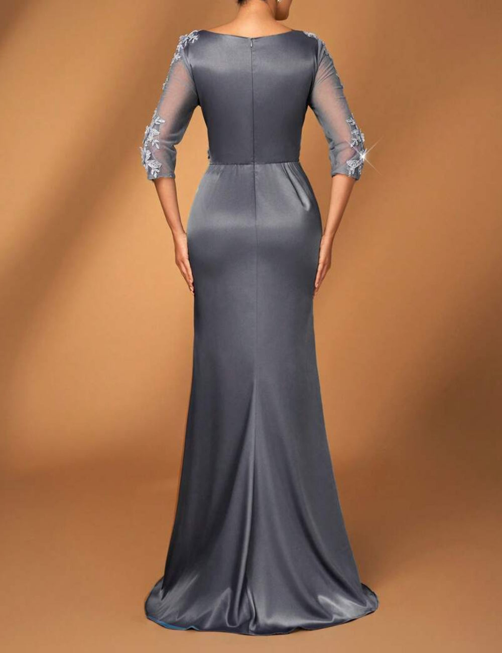 Shein maxi ruha, szürke
