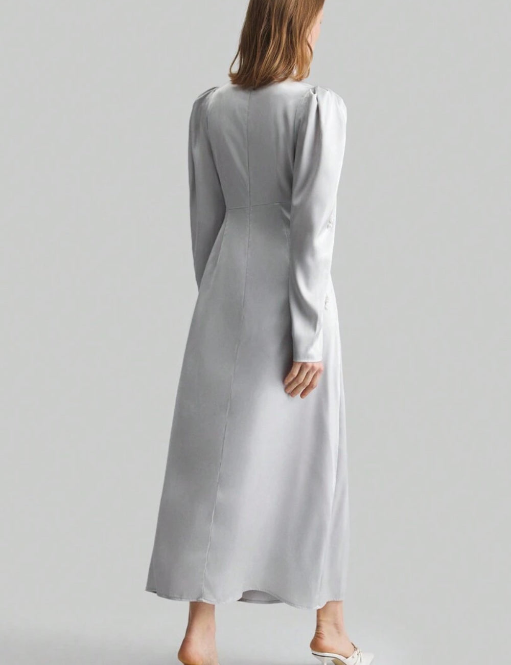 Rochie maxi Shein, gri