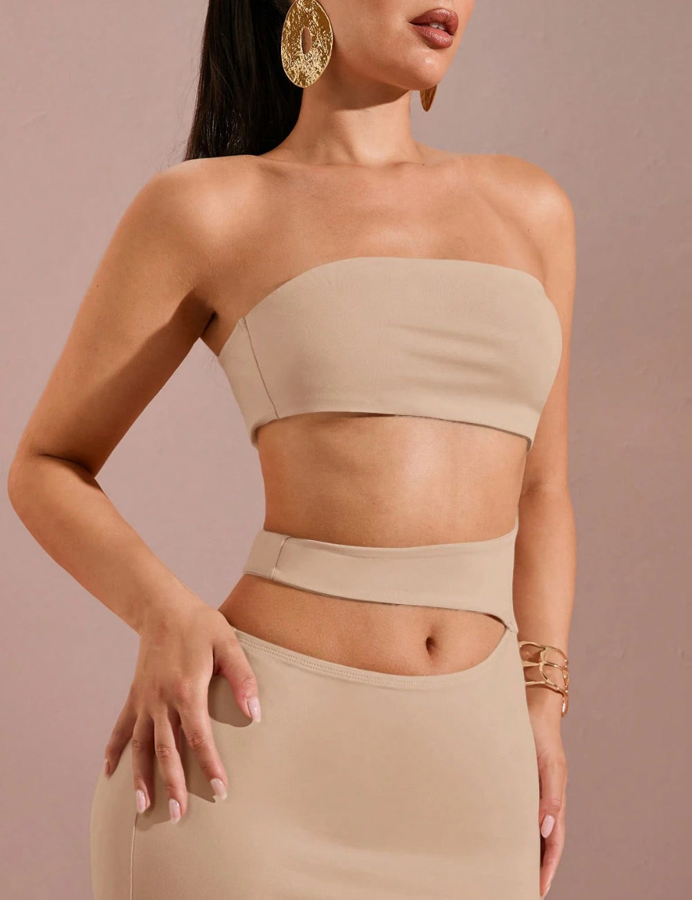 Rochie maxi Shein, kaki