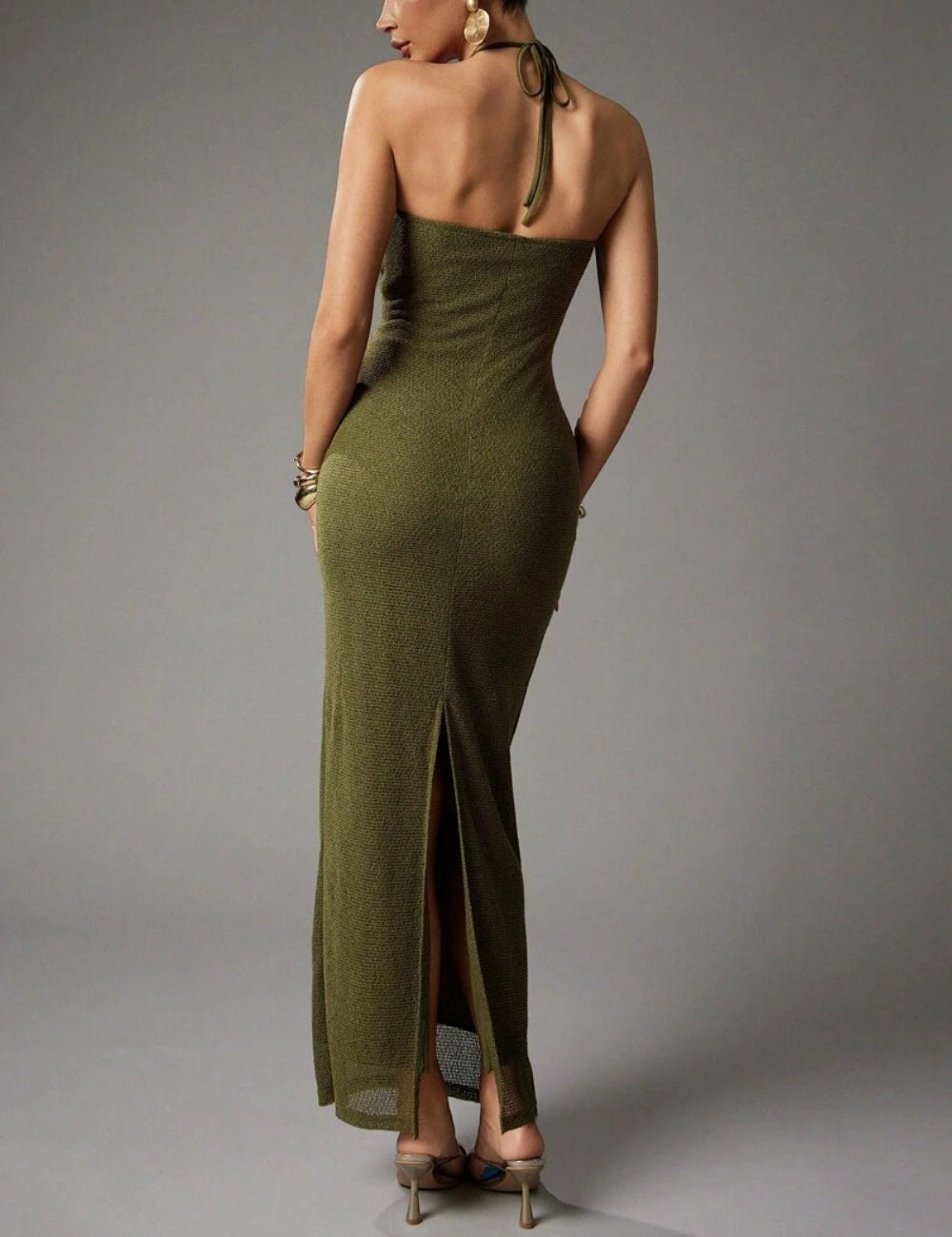 Shein HAUTE maxiruha, khaki