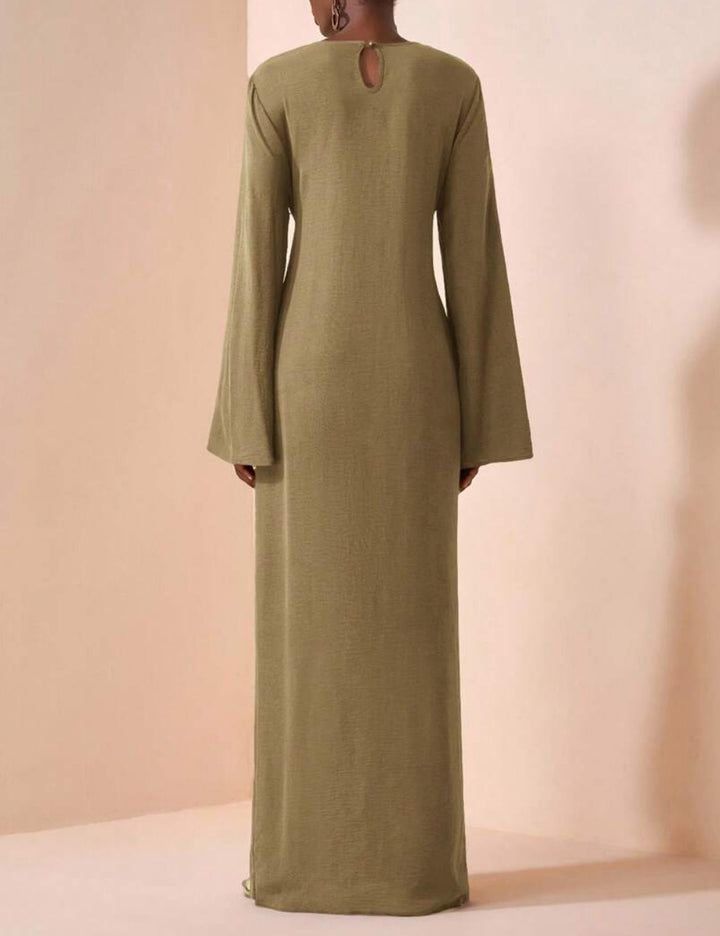 Shein maxi ruha, khaki