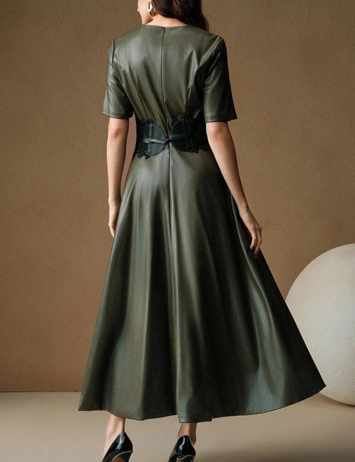 Rochie maxi Shein, kaki