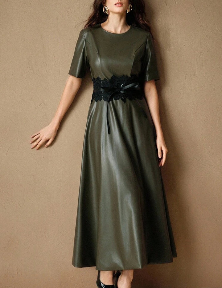Rochie maxi Shein, kaki