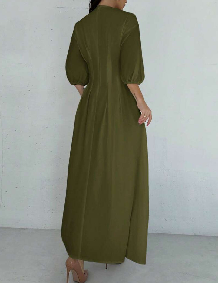 Rochie maxi Shein, kaki