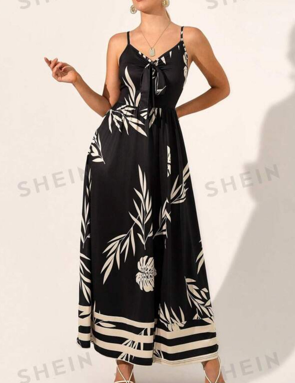 Shein maxiruha, fekete