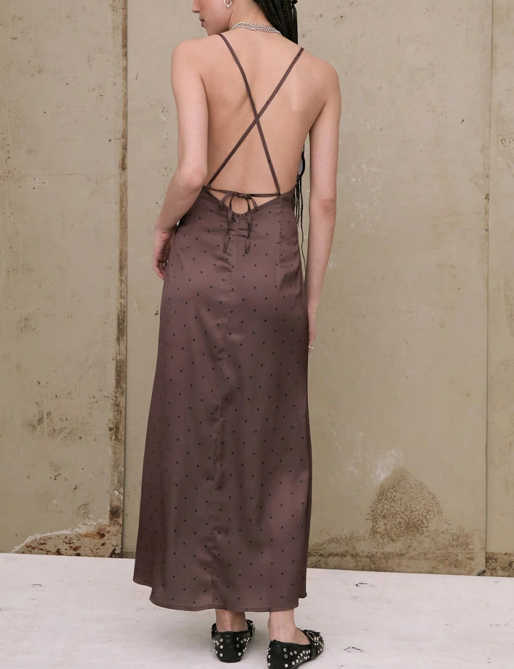 Rochie maxi Shein, maro