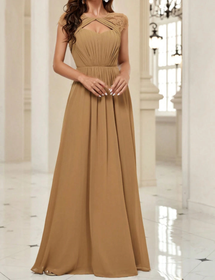 Rochie maxi SHEIN, bej