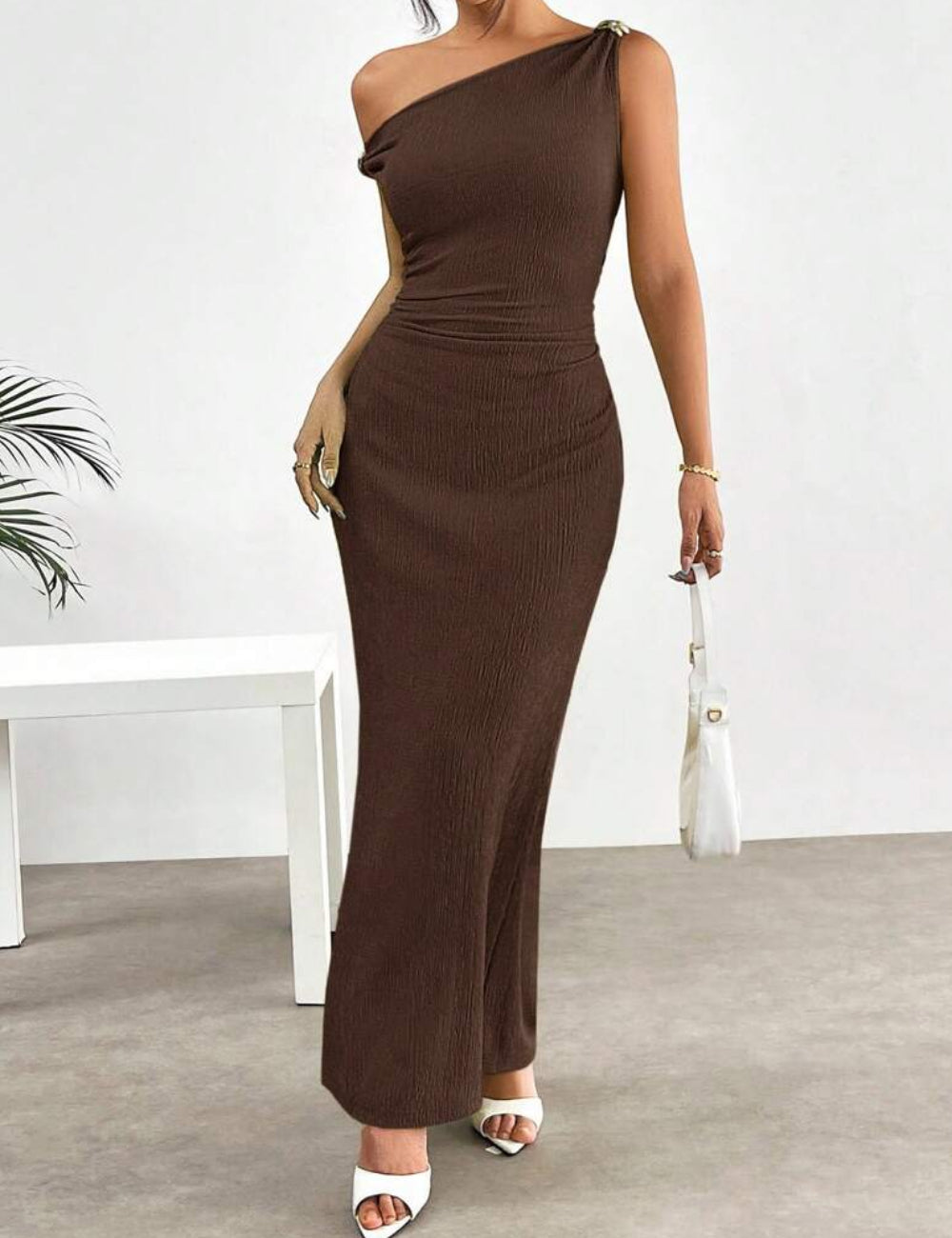 Rochie maxi Shein, maro