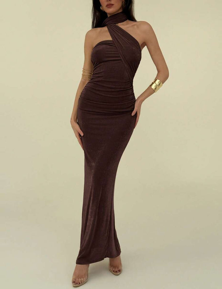 Rochie maxi Shein, maro