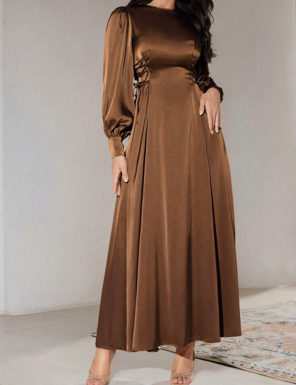Rochie maxi Shein, maro