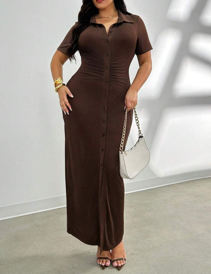 Shein Curve+ maxiruha, barna