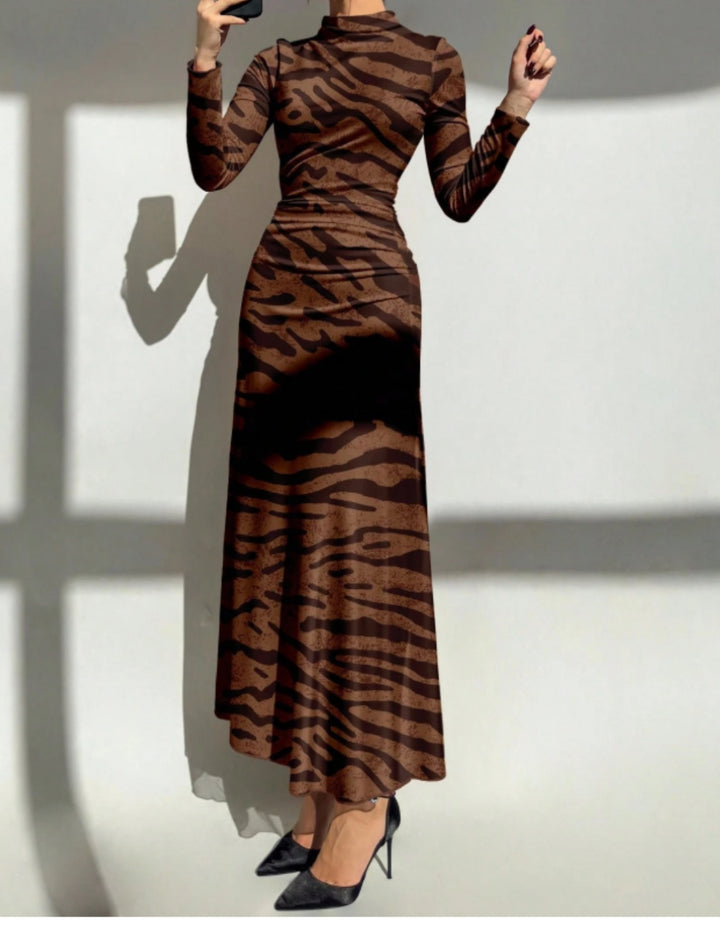 Rochie maxi SHEIN, maro