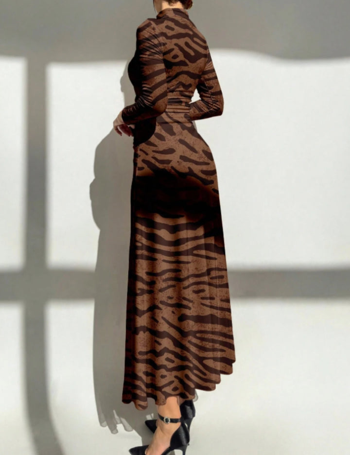 Rochie maxi SHEIN, maro